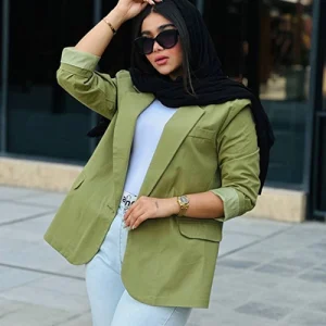 خرید عمده کت تک یقه انگلیسی پارچه لینن