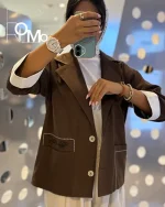 خرید عمده کت کوک دوزی شده با پارچه لنین