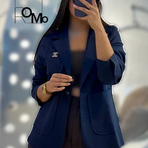 کت یقه انگلیسی لینن زنانه عمده مدل گوچی