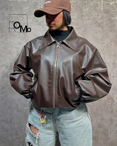 Bamber-Charm-Zara-Omde-Zanane-05 کت بامبر چرم دخترانه جدید عمده