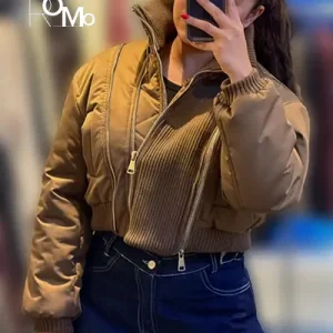 کاپشن زمستانی جدید زنانه عمده مدل 4 زیپ