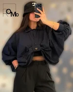 تولیدی شومیز زنانه جلوگرهی جدید بهاره