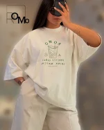 تیشرت پنبه ماکان زنانه عمده چاپ