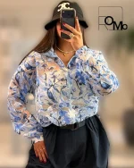 بامبر جدید ارگانزا زنانه عمده گلدار تولیدی پوشاک
