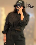شومیز کراپ پوپلین زنانه عمده