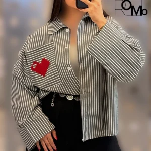 تولیدی عمده شومیز دخترانه راه راه جدید