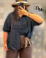 شومیز پری گلدار زنانه عمده