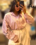 خرید عمده شومیز نگین دار دخترانه زیپی
