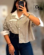 تولیدی عمده شومیز پوپلین جب مچی
