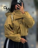 تولیدی عمده بارانی زنانه سانتانا شالدار